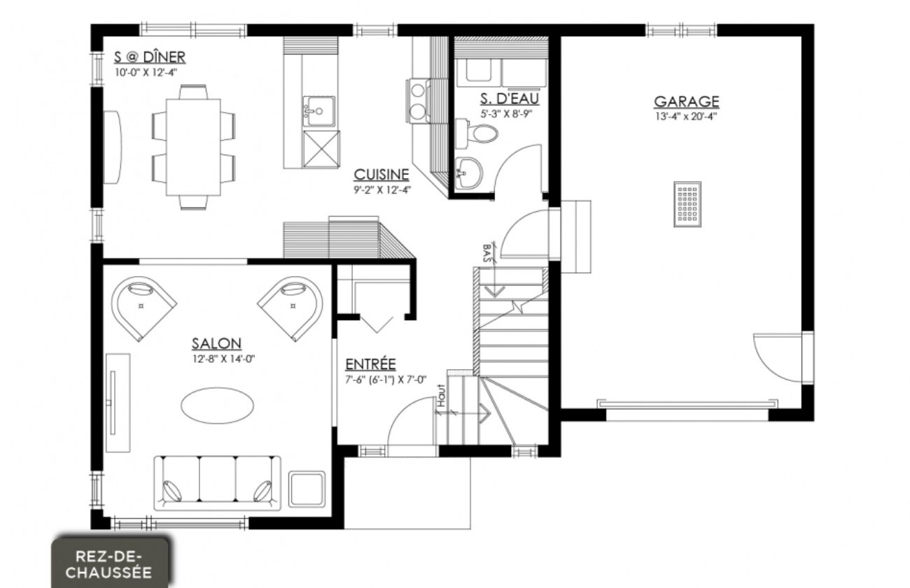 Plan de maison Mont Royal 545000 $ | Lachance