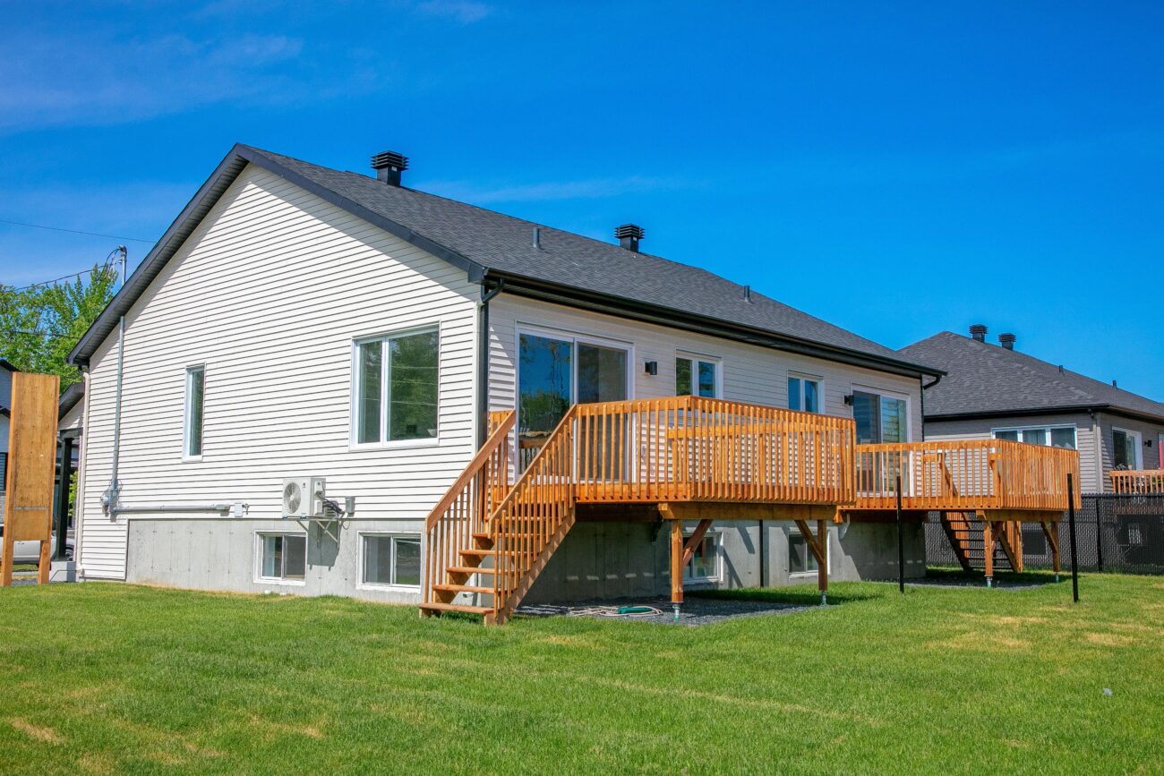 Cour d'une maison jumelé à vendre à Drummondville